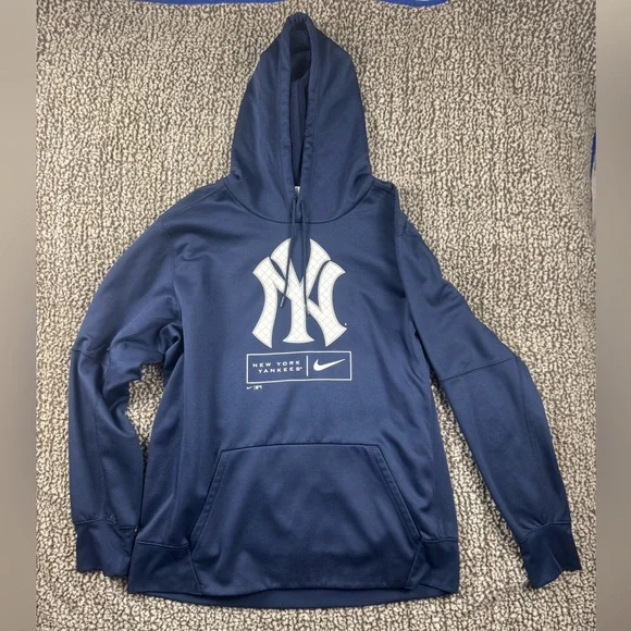 Nike Blue New Your Yankees Hoodie men’s XL - Picture 2 of 8